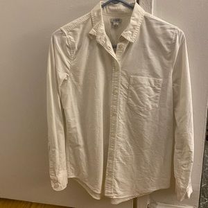 White J. Crew Button-Down